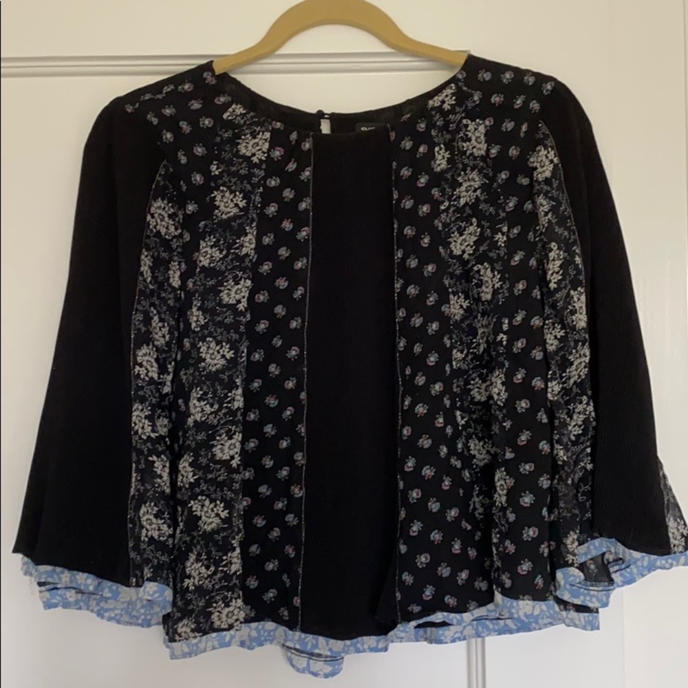 Club Monaco Patterned Blouse XS